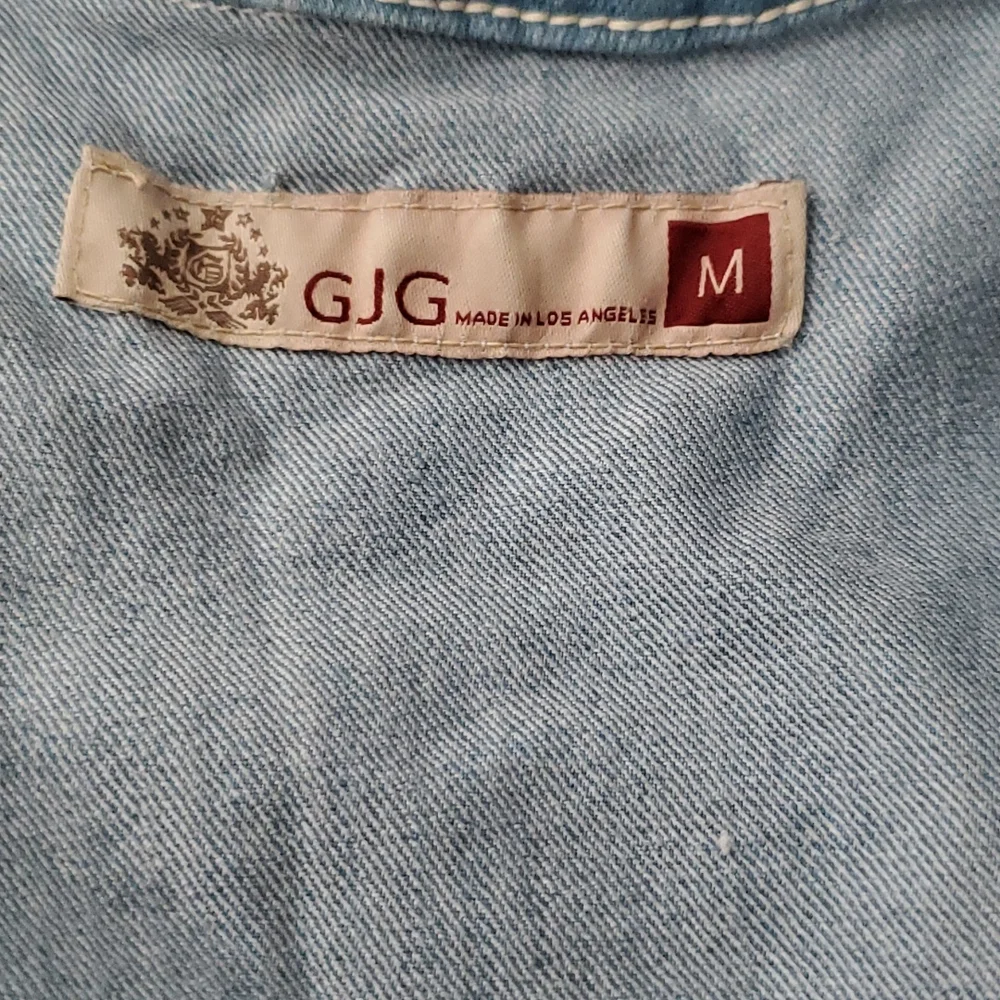 Cropped Blue Denim Jean Jacket shrug - Picture 5 of 9